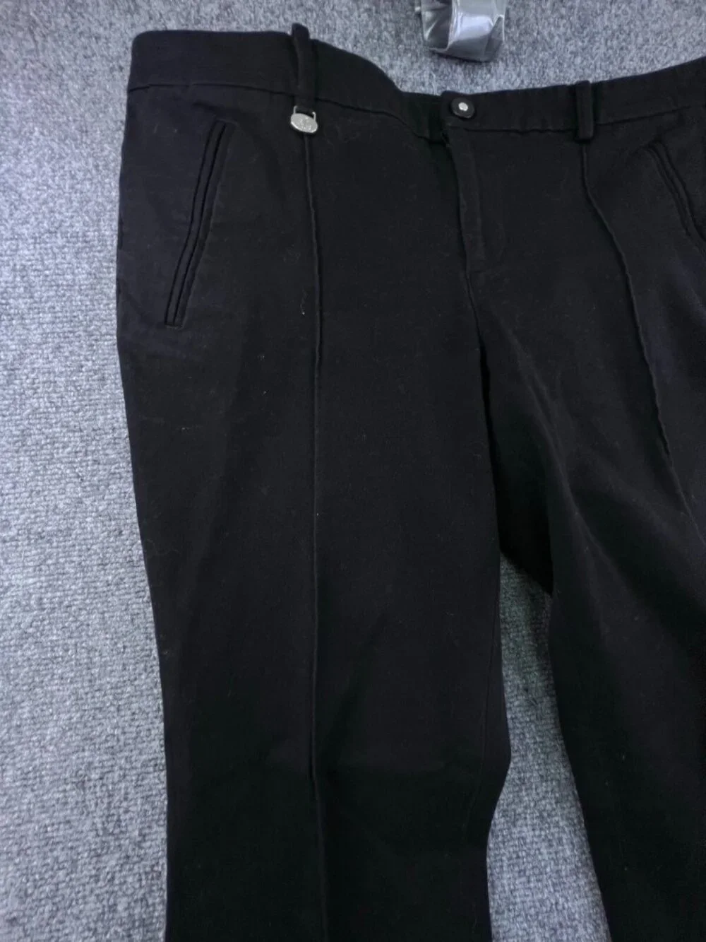 Lauren Ralph Lauren Pants Womens Size 12 Black Cotton Stretch Straight Cut Capri